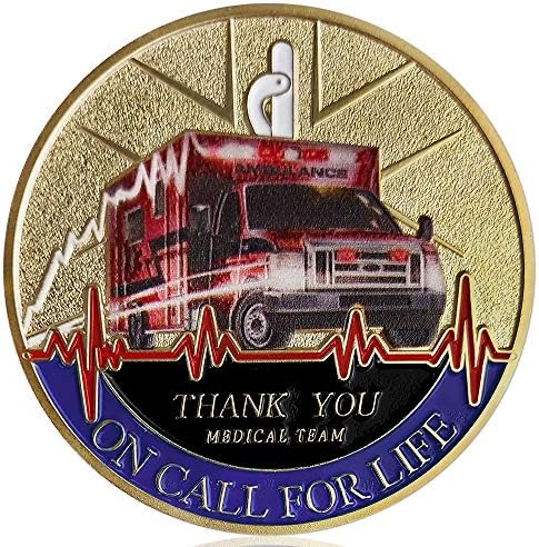 Medicinske usluge EMT / EMS Challenge Coin Paramedic molitva hvala kovanica