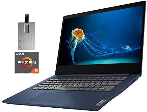 Lenovo 2021 IdeaPad 3 14 FHD Laptop računar, AMD 3rd Gen Ryzen 3-3250U, 8GB RAM, 1TB HDD, AMD Radeon Vega 3, Dolby Audio, HD web kamera,