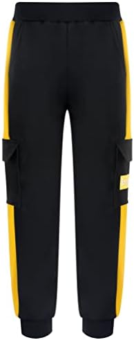 EasyForever Boys Cargo Jogger Hlače Sportske atletska pantalona Elastična struka Kombinezona Duksevi za gušilice Srednja odjeća