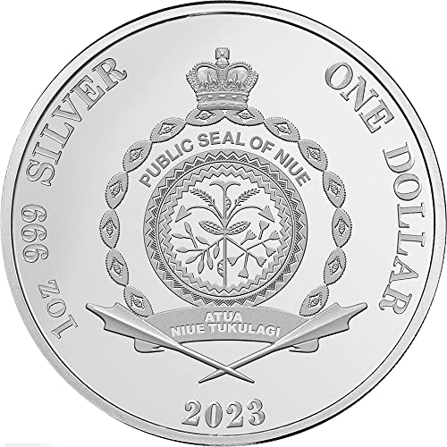2023 DE Moderna prigodna Powercoin Eastern Rosella Birds 1 oz Silver Coin 1 $ Niue 2023 Dokaz