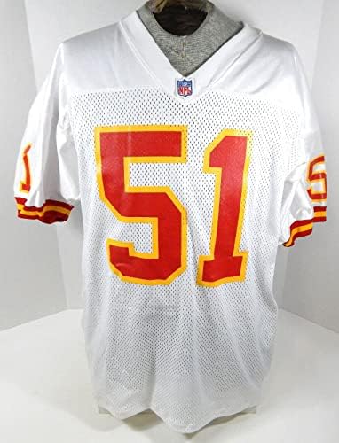 Kansas Chiefs 51 Igra izdana bijeli dres 50 DP34362 - nepotpisana NFL igra rabljeni dresovi