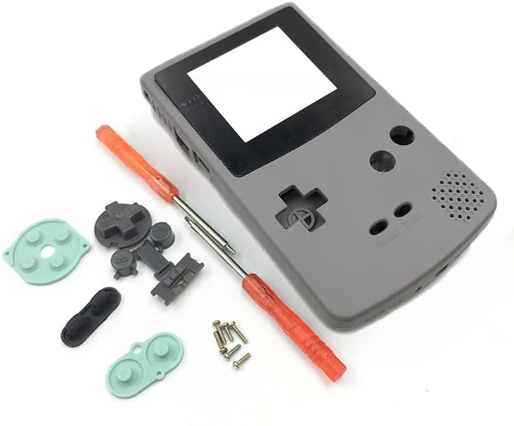 Puna kućišta poklopac Slučaj sa dugmadima Kit gumeni jastuk odvijač alati za Gameboy boja GBC igra konzola zamjena