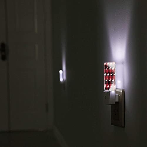 allgobee Night Light Dachshund-Buffalo-Plaid senzor od sumraka do zore,automatizirano uključeno, Kućni dekor za kuhinju, kupatilo,spavaću