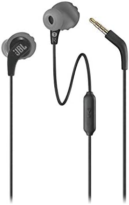 JBL izdržljivost upravljaju znojnim slušalicama u ušima sa jednim tipkama i mikrofonom