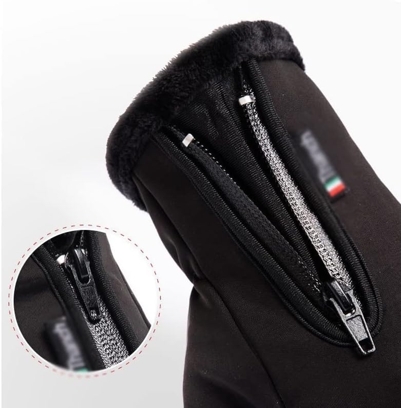 N / A rukavice za jahanje zimske tople Plus baršunasti ekran osetljiv na dodir vetrootporne motociklističke fitnes sportske rukavice