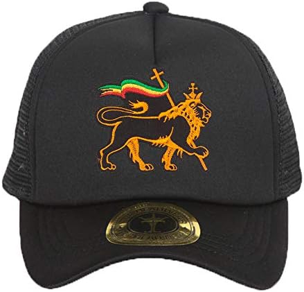 Gravity Threads Lion of Judah Rasta Crni podesivi kamiondžija šešir
