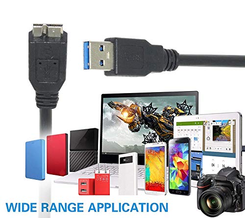 STORITE OEM SuperSpeed ​​USB 3.0 kabel A do mikro B - 1 stopa - 35cm - 0,35m Dužina - za WD / Seagate / ClickFree / Toshiba / Samsung