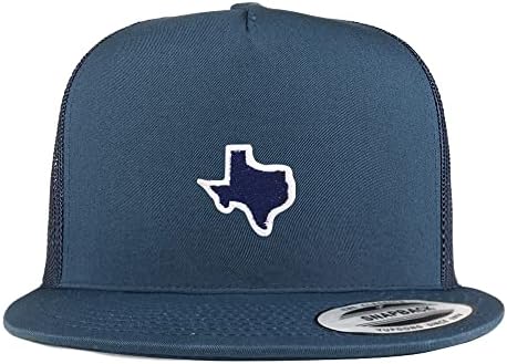 Moderna Prodavnica Odjeće Texas State Patch 5 Panelna Bejzbol Kapa S Ravnim Kljunovima