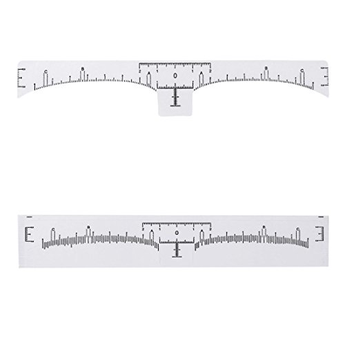 Šablon za oblikovanje obrva 5kom jednokratne trajne šminke šablone plastični ravnalo obrva tetovaža kozmetički alat za oblikovanje