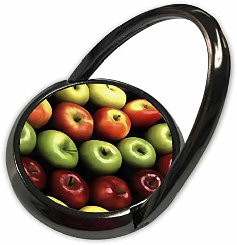 3drose umjetničko crveno i zelene jabuke raspoređene u uzorku - telefonski prstenovi