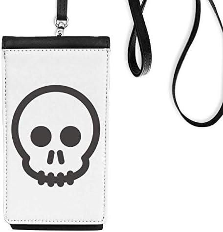 Frank skeleton Chat Face Crtani Telefon novčanik torbica Viseća mobilna torbica Crni džep