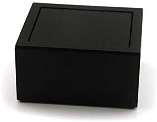 Anncus elegantne plastične manžetne kutije Black Flip pravokutnik manžetna-link za pohranu kutije za nakit kutija za pakovanje za