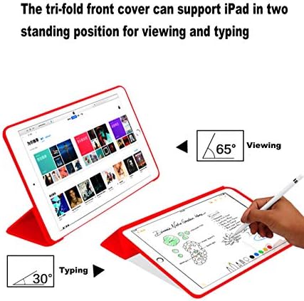 TRIFOLD STAND SMART futrola za iPad Air 1 / 2,9.7 5. / Šeta, Čvrsta zaštitna lagana težina Smart poklopac sa automatskim spavanjem