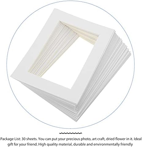 Coheali Bevel Mattes Artworks Prethodni okviri Podložni bijeli foto prikaz okvira Komplet za matične mat umjetničko delo Cut karton