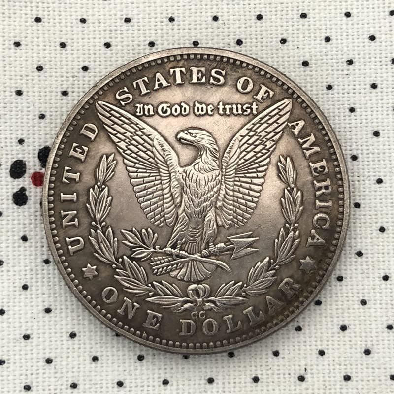 38 mm starinski srebrni dolar American Morgan Tramp Coin 1885cc Craft 103
