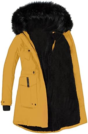 Zimska odjeća za žene plus veličine dnevno zimski kaput rever ovratnik dugih rukava vintage zgušnjava kaput jakna topla