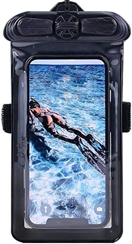 Vaxson futrola za telefon Crna, kompatibilna sa Nuu Mobile X6 Plus vodootpornom torbicom suha torba [ ne folija za zaštitu ekrana