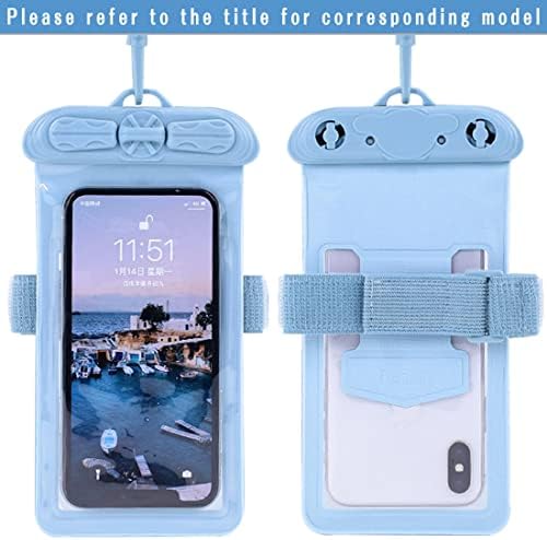 Vaxson futrola za telefon, kompatibilna sa vodootpornom torbicom Doogee X5 Max pro suha torba [ ne folija za zaštitu ekrana ] plava