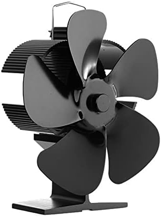 LYNLYN kamin Fan 5 oštrice peć na drva Fan Quiet Heat Powered Eco Fan za log plamenik Kućni kamin ventilator peći grijanje Fan