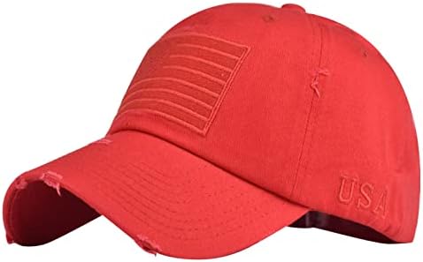Dan nezavisnosti oprana bejzbol kapa za muškarce i žene vezena američka zastava sklopivi suncobrani šeširi za sunce za
