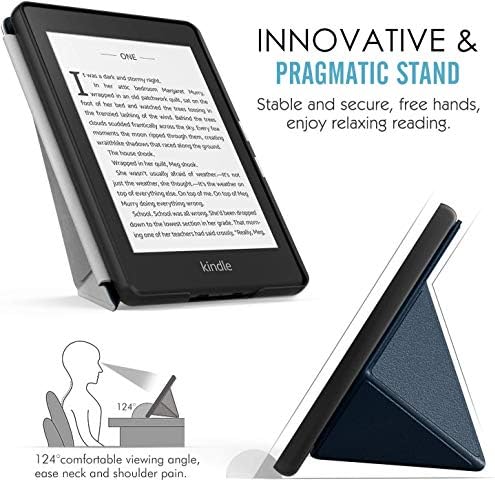 Yys Fold Case za sve - nova izdanja Kindle 10. generacije 2019. - tanka zaštitna Origami navlaka od pametne kože sa automatskim buđenjem/spavanjem,
