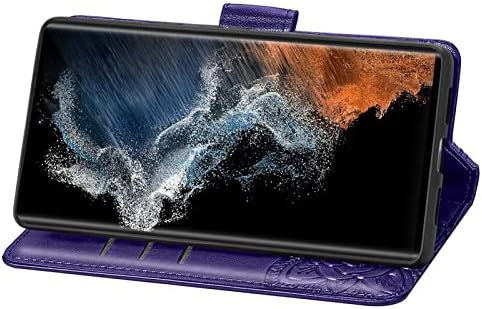 IMEIKONST Samsung S23 Ultra Case, Galaxy S23 Ultra Wallet Case meka PU kožna Flip Case sa postoljem magnetno zatvaranje zaštitni poklopac