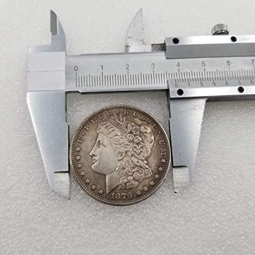 Kockea Copy 1879-Morgan Dollar Sling Coin-replika U.S Stara originalna predratna suvenirnica kovanica Hobby Coin kolekcija