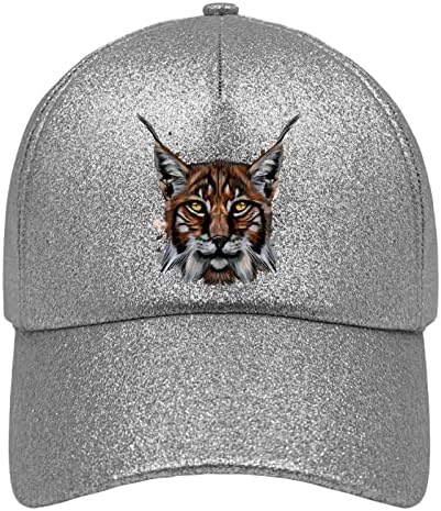 Baseball Caps Lynx-Head otac poklopac za dječaka Vintage Hat podesiva sjajnu pjenu za poklone