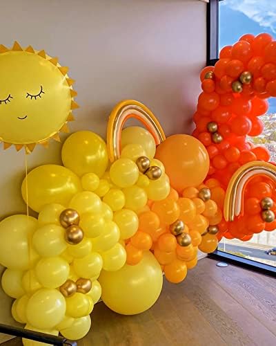 Styirl 10/5 inčni baloni - 70 kom rođendanski baloni za Noć vještica / Božićno / Diplomski ukrasi, žuti Globos Ballons ukrasi za zabavu