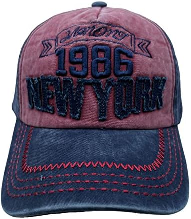 New York Pamuk bejzbol kapa, klasični oprani tata šešir uznemiren retro podesivi snapback kape za muškarce žene tinejdžeri djeca