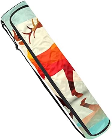 RATGDN Yoga Mat torba, Jelena Vježba Yoga Mat Carrier full-Zip Yoga Mat torba za nošenje sa podesivim remenom za žene i muškarce