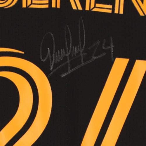 Darwin Ceren Houston Dynamo FC Autographing Match-rabljeni br. 24 Crni dres iz sezone 2020 mls - nogometni dresovi