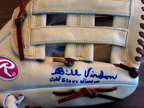 Bill Virdon 1962 Gold Glove Win Pirates potpisan Auto Rawlings Gold Glove Mitt Jsa-MLB Gloves sa autogramom