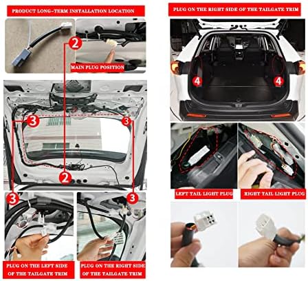 Xgr kočiono svjetlo kabelski svežanj kompatibilan sa Toyota RAV4 2019 2020 2021, kabelski svežanj za sva zadnja svjetla uključena