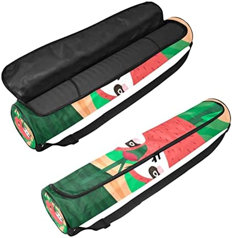 RATGDN Yoga Mat torba, lijenost Jungle Landscape Exercise Yoga Mat Carrier full-Zip Yoga Mat torba za nošenje sa podesivim remenom
