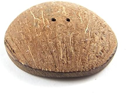 Dekorativni i jedinstveni ručno rađeni gumbi za prirodne kokosove kokosove - prirodne - 55mm - okrugli krug - 1 kom / pk. 1926