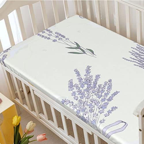 Opremljeni list sa otvorenim krevetima, standardni krevete za krevetić ultra ultra mekani materijal - lim za madrac krevetića ili