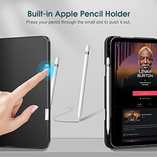 FINTIE futrola za iPad deset generacije 10,9 inča, višestruki zaštitni zaštitni poklopac za gledanje sa olovkom i džepom, Auto snimkom
