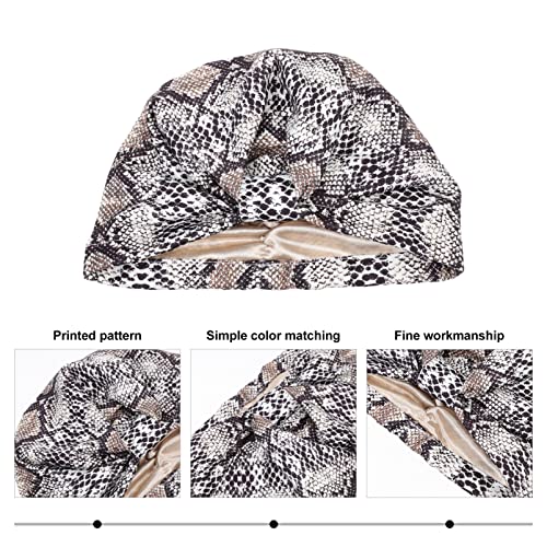 Doitool Womens Hats Satin Bonnet Podesiva svileni poklopac za dizanje dvostrukih slojeva HAT HAT Soft Chemo Turban kupaonica Kapi