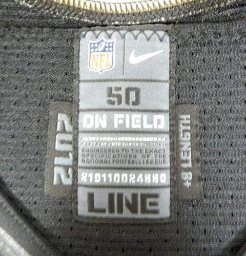 2012 New Orleans Saints Andrew Tiller 67 Igra izdana Black Jersey NOS0114 - Neincign NFL igra rabljeni dresovi