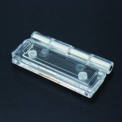 Geesonis 10 kom akrilni šarki prozirni mini šarke za drvene kutije za rukotvorine, sa montažnim vijcima, 1,8 x 1,5 inča