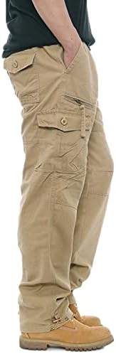Eoeioa muške hlače zimske taktičke hlače, vanjski runo obložene snježne pantalone, termalno planinarske pantalone