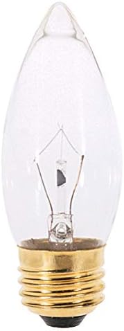 SATCO Dekorativna Lampa Sa Žarnom Niti B11, 40 Watt, 130 Volt, Srednja Baza, Bistra, 2,500 Prosječno Ocijenjenih Sati, 25 Po Kutiji