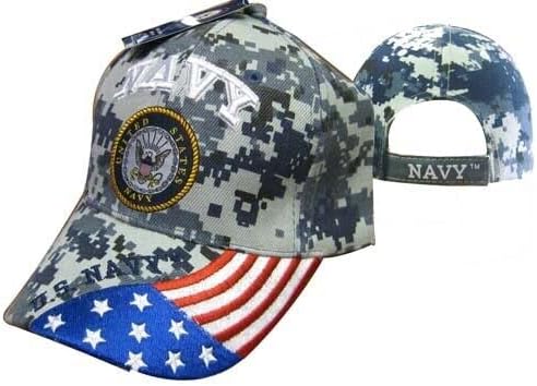 Američka mornarica pečat Patriotska američka zastava plava Acu Digitalni Camo vezeni šešir