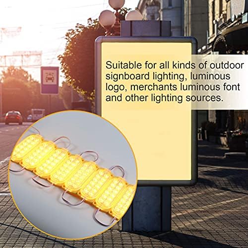 Žuto prozorsko svjetlo izloga, svijetlo LED svjetlo modula, za izlog komercijalne vodootporne ukrasne natpisne ploče za reklame pozadinsko