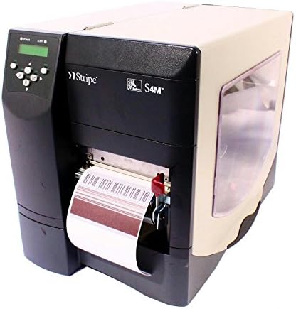 Zebra S4M S4M3N-2001-4100d direktni termo barkod Label Printer USB paralelno serijski Peeler & Rewinder 203DPI