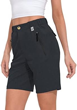 Mapamyumco Ženske planinarske kratke hlače Brzo suhostezanje za golf na otvorenom kampovanjem, džepovima sa zatvaračem
