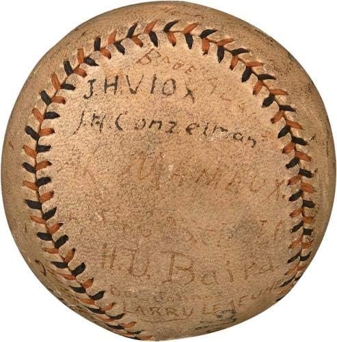 Hons Wagner 1915 Pittsburgh Pirates Tim potpisao je bejzbol nacionalne lige JSA - autogramirani bejzbol