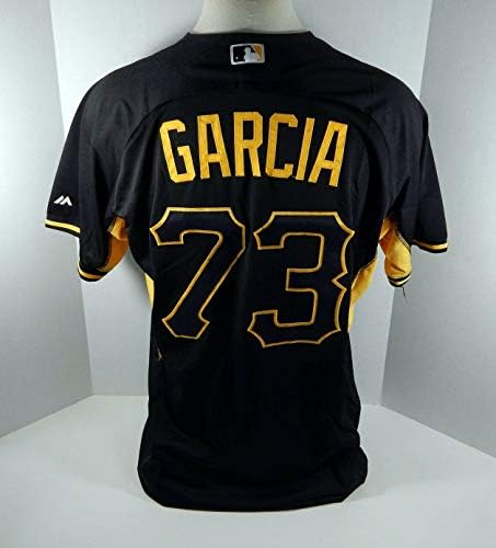 2014 Pittsburgh Pirates Willy Garcia 73 Igra Rabljeni Black BP ST Jersey Pitt33005 - Igra Polovni MLB dresovi