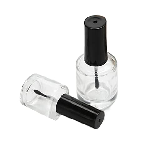 15ml prazne bočice laka za nokte posude za Nail Art uzorak, okrugle bočice laka za nokte od 0,5 oz sa poklopcem i mekom četkom